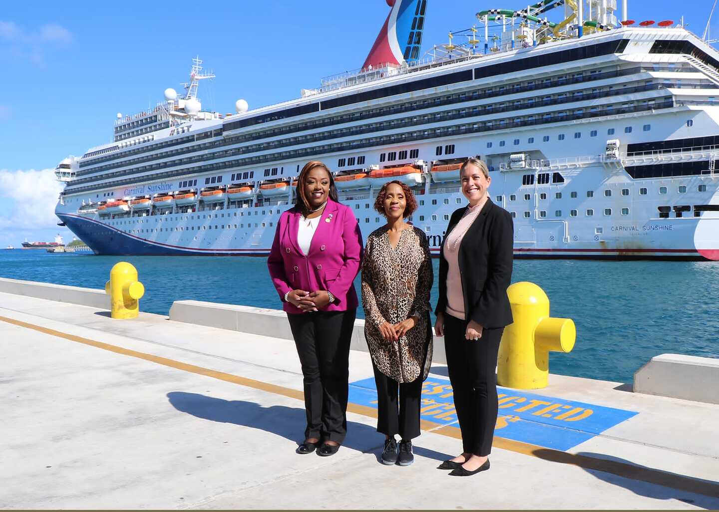 First Lady of Botswana Neo Masisi Explores the Rich Culture of The Bahamas During Visit To Nassau Cruise Port